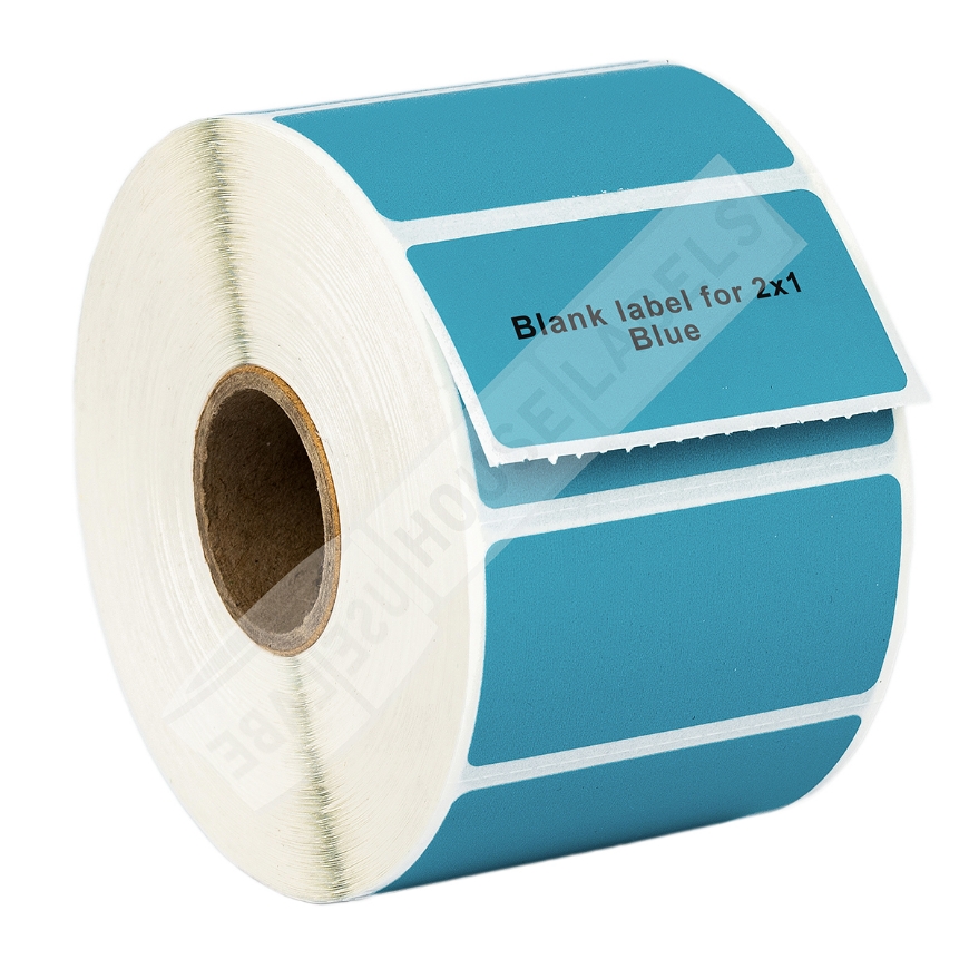 Picture of Zebra – 2 x 1 BLUE (6 Rolls – Shipping Included)